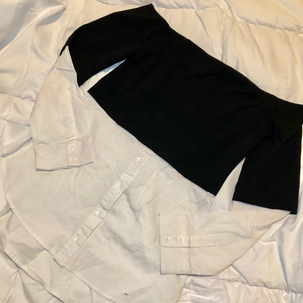 Forever 21 off shoulder office top